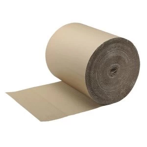 Image of Corrugated Paper 900mm x 75m 100 percent Recycled Single-faced Roll