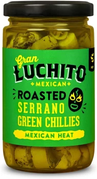 Image of Gran Luchito Roasted Serrano Chillies - 215g