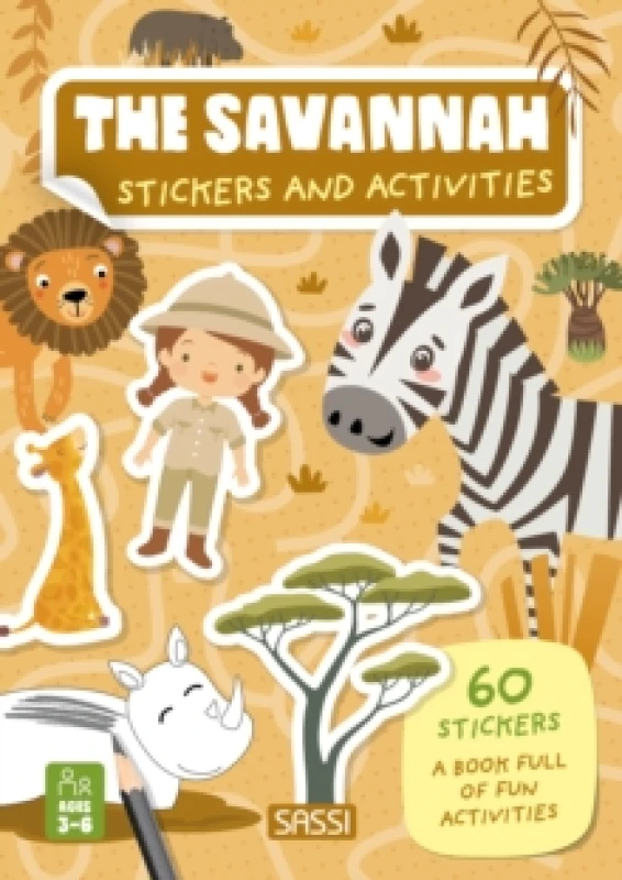 Image of The Savannah : Stickers and Activities Paperback / softback