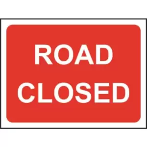 Image of 600 X 450MM Temporary Sign & Frame - Road Closed