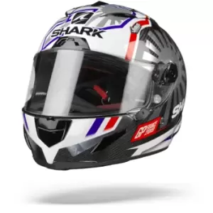 Image of Shark Race-R Pro Carbon Zarco GP France 2019 Carbon Chrome Red DUR XL