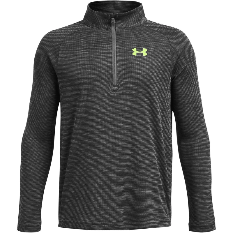 Image of Under Armour Tech Textured half Zip - Grey Grey 5 - 6 Years