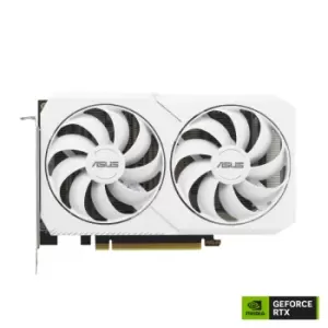 Image of ASUS DUAL-RTX3060-O8G-WHITE NVIDIA GeForce RTX 3060 8GB GDDR6