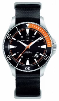 Image of Hamilton Mens Khaki Navy Scuba Automatic Black H82305931 Watch