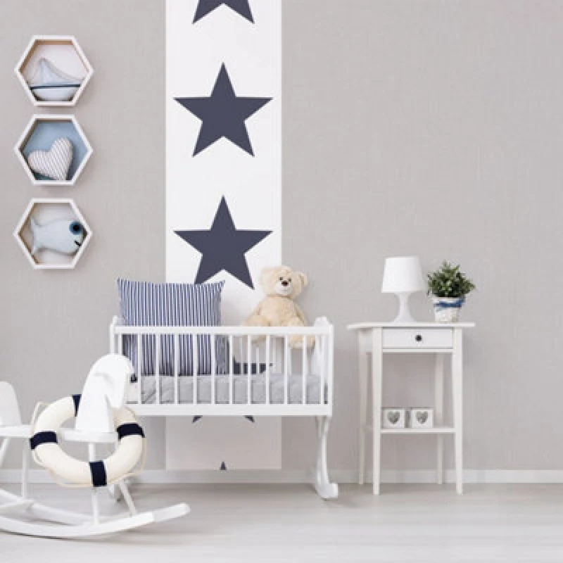 Image of Galerie Deauville 2 Taupe Beige Denim Smooth Wallpaper