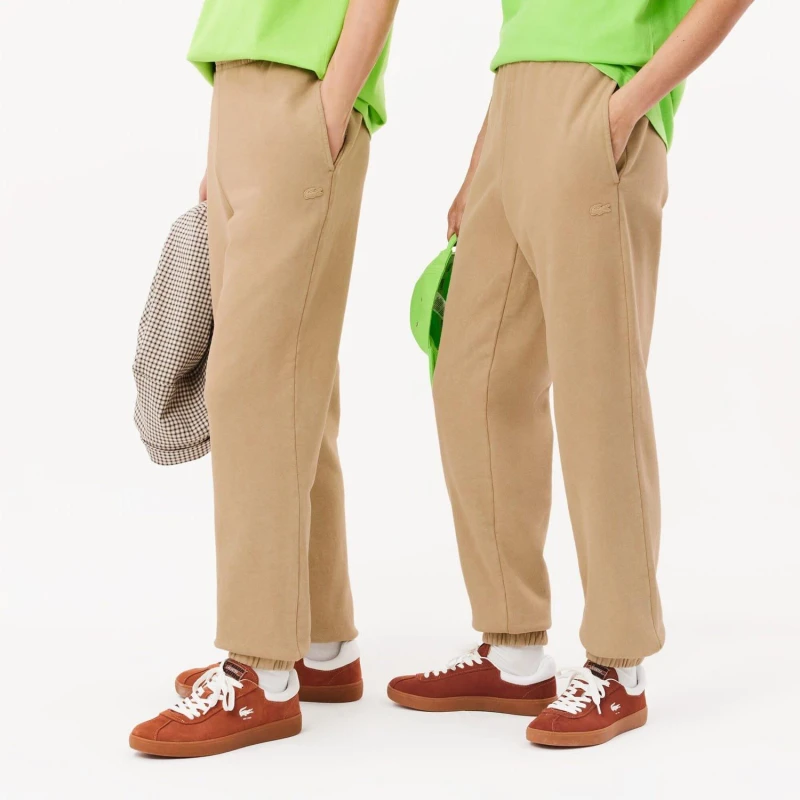 Image of Lacoste Regular Fit Cotton Sweatpants Beige male 2XS