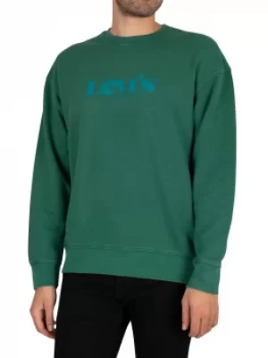 Image of Relaxed Graphic Sweatshirt