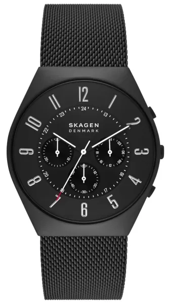 Image of Skagen SKW6822 Grenen Chronograph Midnight Stainless Steel Watch