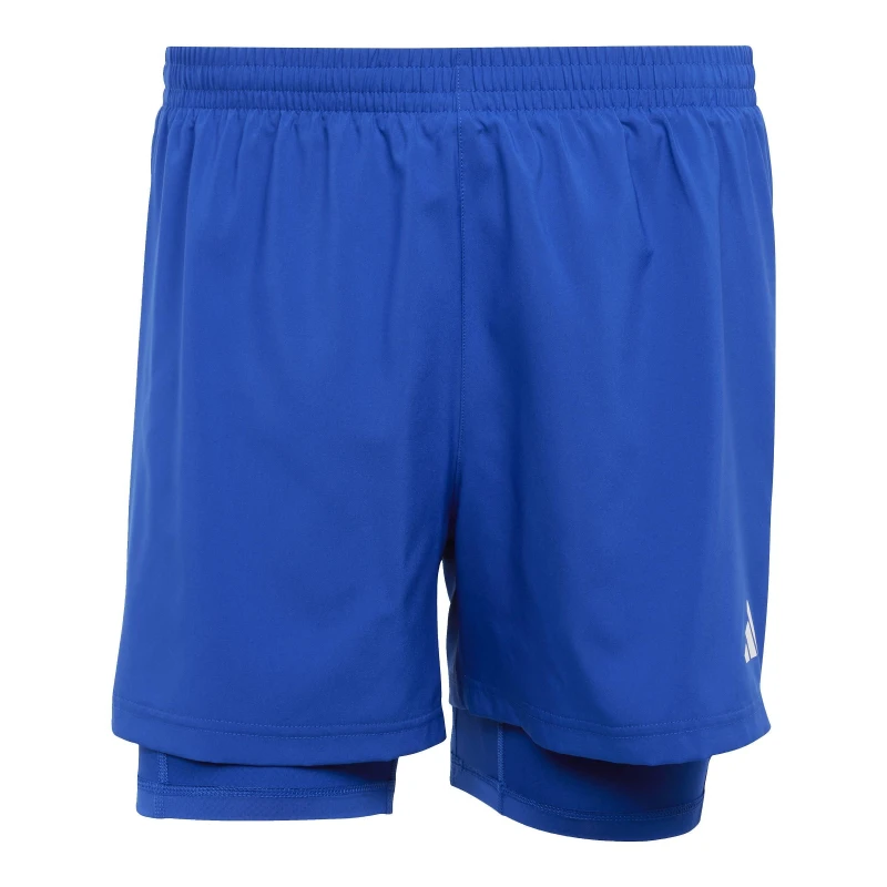Image of adidas Own the Run 2-in-1 Running Shorts Mens - Blue Blue S