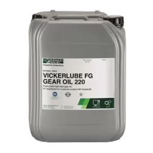 Image of Vickerlube NSF H1 Food Grade high load Gear Oil ISO VG 320 - Halal & Kosher certified