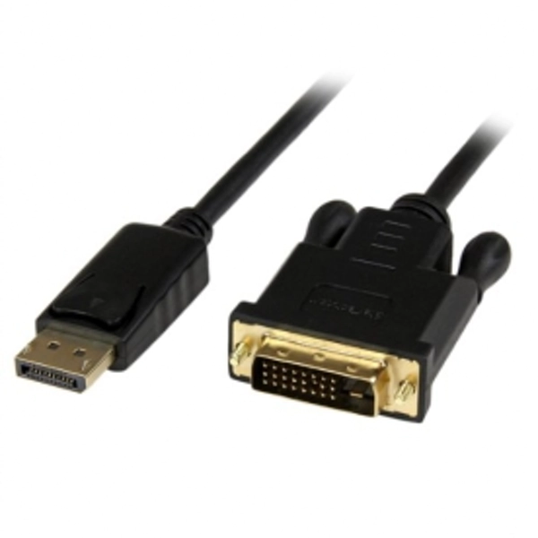 Image of StarTech 6 feet DisplayPort to DVI Active Adapter Converter Cable DP to DVI 1920x1200 Black