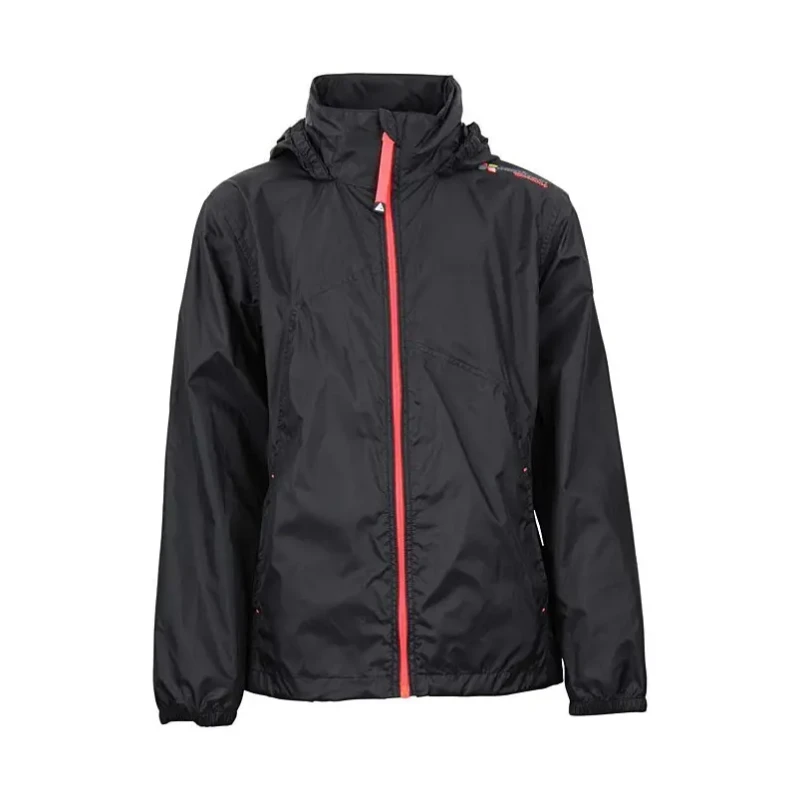 Image of Peak Mountain Girl's waterproof jacket Peak Mountain Gara Noir Female 16 ans GARA/10-16/FL/1/NOIR
