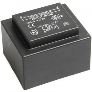 Image of PCB mount transformer 1 x 230 V 1 x 24 V AC 4.80 VA 200 mA