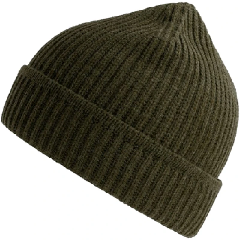 Image of Atlantis Atlantis Men Maple Ribbed Beanie in Olive Olive One Size Male 5063300870006