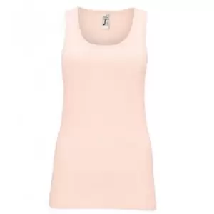 Image of SOLS Womens/Ladies Jane Sleeveless Tank / Vest Top (L) (Creamy Pink)