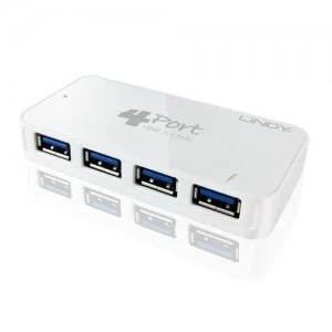 Image of Lindy 43169 interface hub USB 3.2 Gen 1 (3.1 Gen 1) Type-C 5000 Mbps White