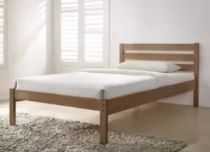 Image of Flintshire Eco 4ft6 Double Oak Wooden Bed Frame