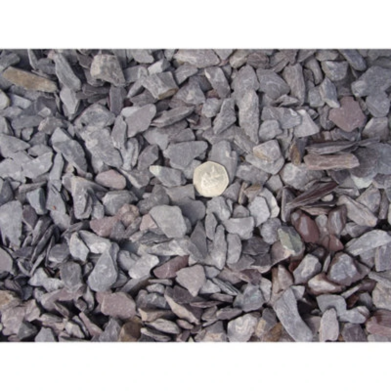 Image of Deco-pak 20mm Plum Slate Aggregate Bulk Bag - 850 Kg - L100 X W100 X H80 Cm
