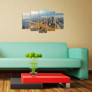 Image of 5PMX-045 Multicolor Decorative MDF Painting (5 Pieces)