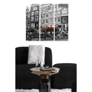 Image of MDF5814866 Multicolor Decorative MDF Painting (3 Pieces)