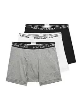 Image of Polo Ralph Lauren 3 Pack Boxer Brief - Black/White/Grey Size M Men