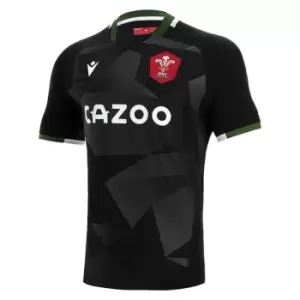 Image of Macron Wales Alternate Shirt 2021 2022 - Black