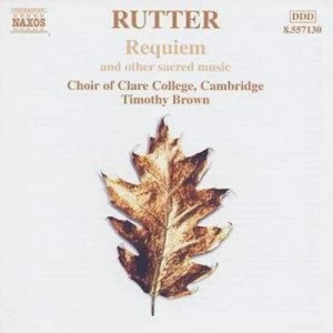 Image of Requiem Brown Choir of Clare College Cambridge by John Rutter CD Album