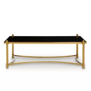 Image of Olivia's Ackley Coffee Table Black And Gold