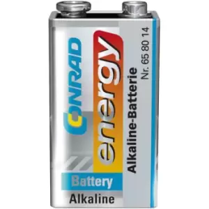 Image of Conrad Energy 658014 Alkaline-Manganese 9V Battery
