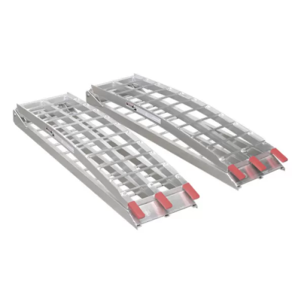 Image of Sealey LR680 Aluminium Loading Ramps 680kg Capacity per Pair