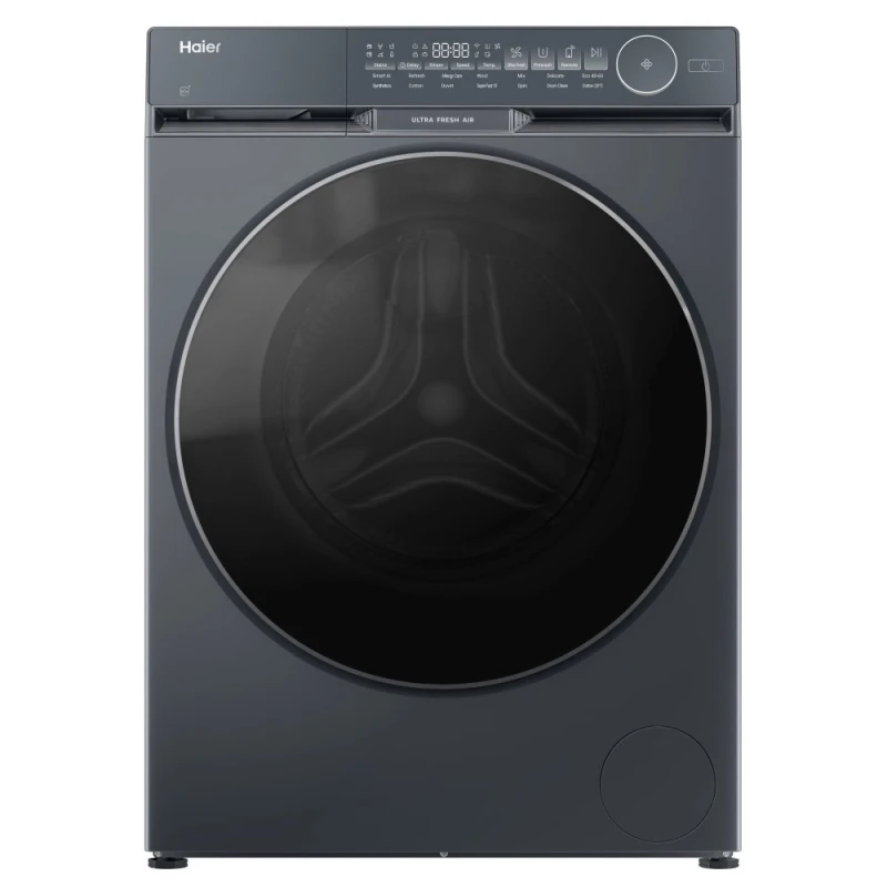 Image of Haier HW100-B14387GUUK Series 9 10KG WiFi Freestanding Washing Machine 1400RPM - GRAPHITE HW100-B14387GUUK