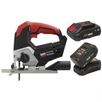 Image of Sealey CP20VJSKIT Cordless Jigsaw Kit 20V - 2 Batteries