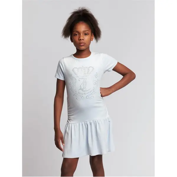 Image of JUICY COUTURE Juicy Crown Lgo Drs Jn42 T-Shirt Dresses 10-11 Yrs Grey 62062902195