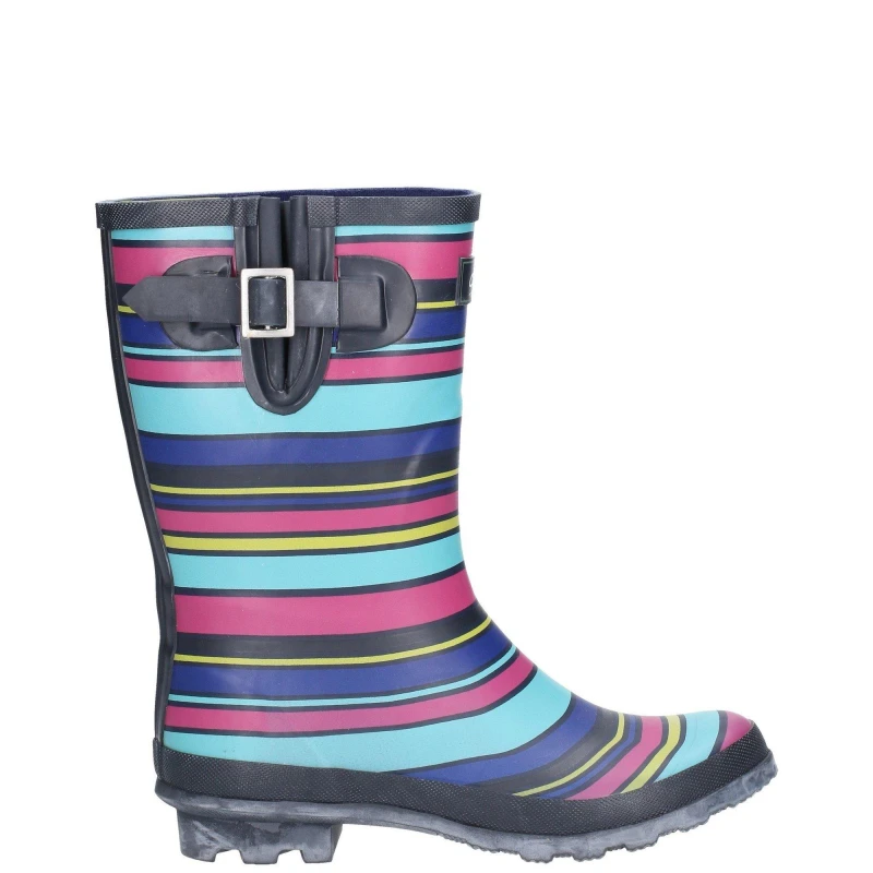 Image of Cotswold Paxford Wellington Boot Multi Coloured Stripe Female 3 TX31807