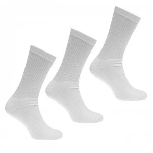 Image of Criminal Criminal 3 Pack Classic Socks Mens - White
