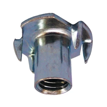 Image of M6X9MM 4 Pronged T-Nut BZP- you get 10 - Fabory
