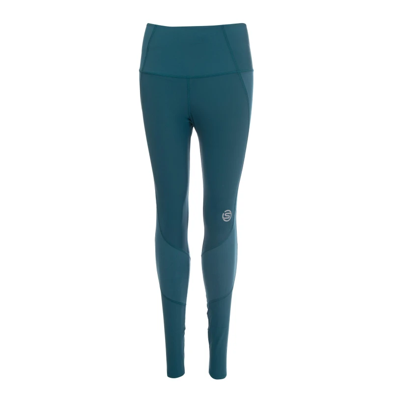 Image of Skins Sr3 Skyscraper Performance Tights Womens - Green Green 8