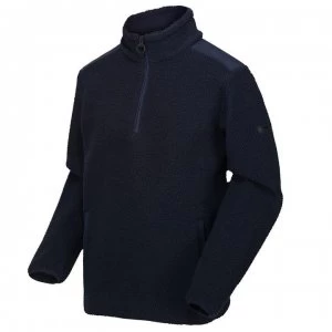 Image of Regatta Colman Half Zip Fluffy Fleece - Navy/Navy