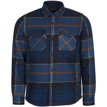 Image of Barbour Cannich Overshirt - Midnight TN54