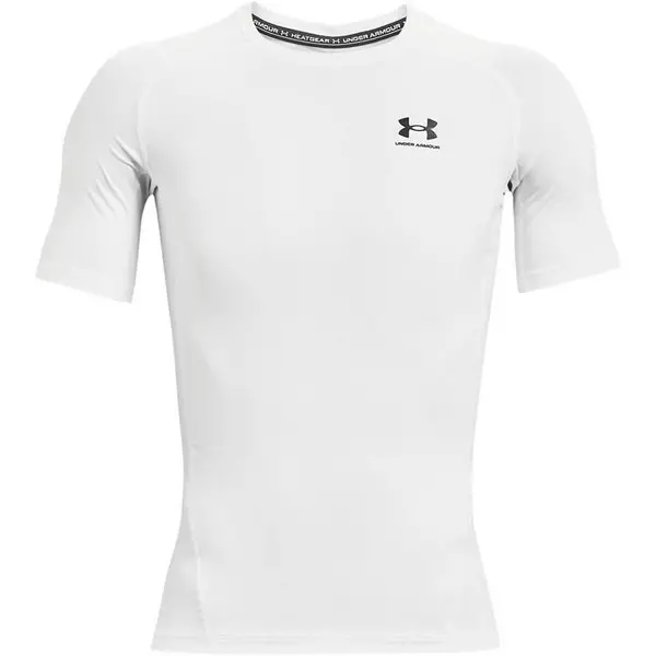 Image of Under Armour HeatGear Short Sleeve Mens Short Sleeve Performance T-Shirts S Red 42726362350