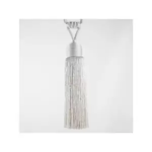 Image of Accents Tasseled Curtain Tie Back, Ivory - Integra