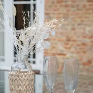 Image of Crossland Grove Silver Dollar Bouquet Large Ivory Cream H520Mm