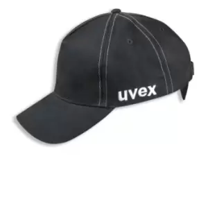Image of Uvex Black Long Bump Cap, ABS Protective Material