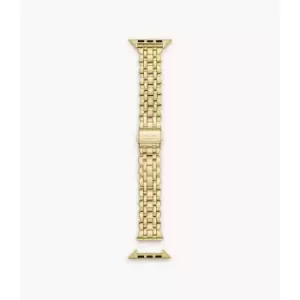 Image of Kate Spade New York Womens -Tone Scallop Stainless Steel Bracelet Band For Apple Watch, 38/40/41Mm - Gold