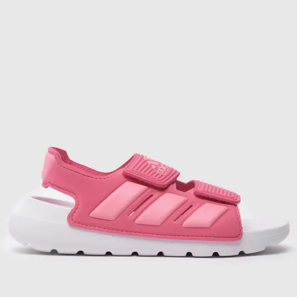 Image of adidas pink altaswim 2.0 Girls Junior sandals