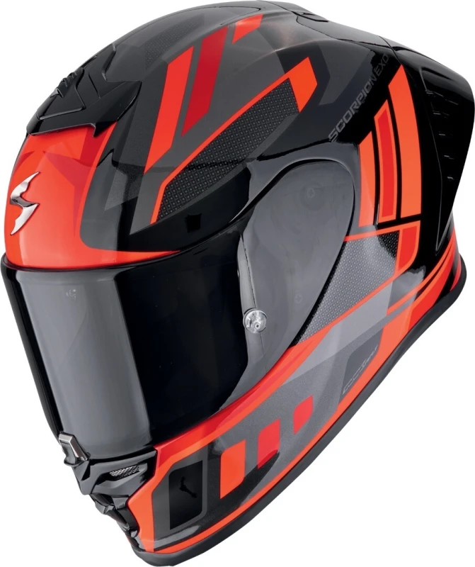 Image of Scorpion EXO R1 Evo II Air Vital Helmet, black-grey-red, Size M for Men