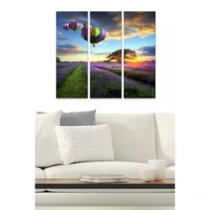 Image of MDF85726867 Multicolor Decorative MDF Painting (3 Pieces)