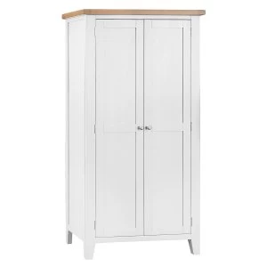 Image of Madera 2 Door Wardrobe - White
