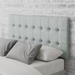 Image of Sinatra Pure Pastel Cotton Headboard Green