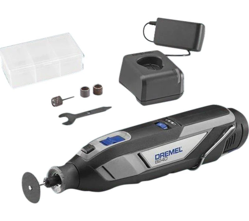 Image of Dremel 8240-5/65 12V Lithium-ion Platinum Box Multi-tool Kit, Black F0138240JR